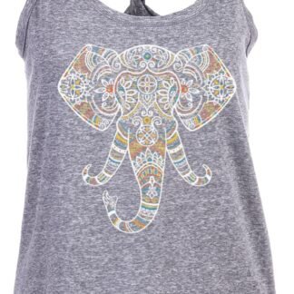 Let That Sh*t Go | Funny Zen Buddha Yoga Mindfulness Peace Hippy Women Racerback Tank Top