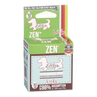 Licks Pill-Free Zen Small Breed Dog Calming Aid - Zen Calming Aid Supplements for Aggressive Behavior & Nervousness - Calming Dog & Puppy Treats for Stress Relief & Dog Health -...