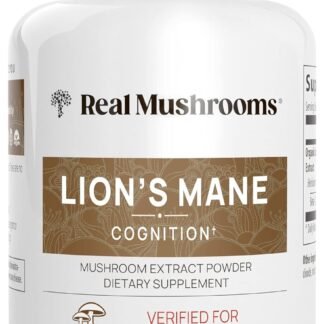 Lions Mane Mushroom Cognition (120 Capsules) Lions Mane Mushroom Powder Extract Capsules | Brain Supplement, Brain Vitamins, Focus Supplement