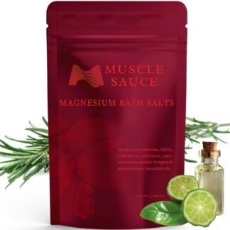Magnesium Bath Salt - Muscle Soak - Absorbs Faster Than Epsom Salt Bath Soak for Pain - Magnesium Recovery Soak for Athletes - Concentrated Magnesium, MSM, and Essential Oils...