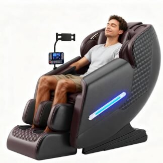 Massage Chair Full Body,Zero Gravity Shiatsu Massage Recliner Chair and Heat Body Scan with 10 Fix Rollers, 5 Auto Modes, Foot Massage, Airbags, Bluetooth and Control Screen ﻿...