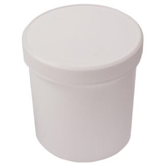 Massage cream jar - 16 oz with screw-top lid