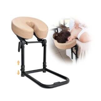 Massage Headrest for Bed Face Cradle, Home Mattress Top Massage Kit Face Down Pillow, Massager Head Rest for Mattress, After Eye Surgery Recovery Equipment, Head Cradle and Face...