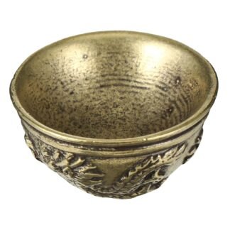 Miniature Copper Bowl Decorative Offering Bowl for Altar Decor Home Adornment
