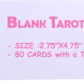 Myripoly Create Your Own Oracle Card,White Blank Tarrot Cards Deck, 80 Cards, Standard Tarot Size(2.75" x 4.75") White Blank Playing Cards
