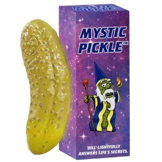 Mystic Pickle - Magic Fortune Teller with +100 Witty Responses - Unveiling The Briny Secrets of The Universe - Endless Entertainment with Friends, Family, Classroom Students -...