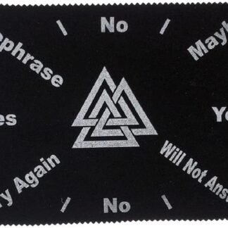 New Age Imports, Inc.® ~ Triple Triangle Velvet Pendulum Divination Cloth 8x12 (Triple Triangle 8x12)