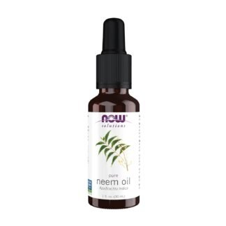 NOW Foods Solutions, Neem Oil, 100% Pure, Made From Azadirachta Indica (Neem) Seed Oil, Natural Relief from Irritation and Other Skin Issues, 1-Ounce, Ingredients: 100% pure...