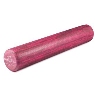 OPTP PRO-Roller Soft Density Foam Roller – Low Density Soft Foam Roller for Physical Therapy, Pilates, Yoga Foam Roll Exercises, and Muscle Recovery - Pink 36" x 6"