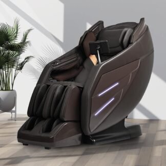 Osaki OS-3D Champ II | Brown Full Body Massage Chair | 3D SL-Track Massage | Zero Gravity | Lumbar Heating | Touchscreen Controller | Auto Body Scan | Bluetooth Speaker