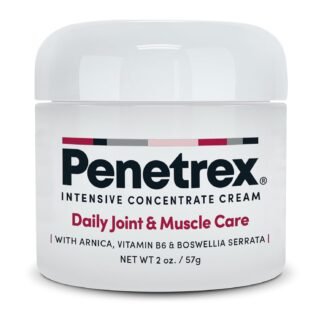 Penetrex Joint & Muscle Therapy - Soothing Muscle Rub for Back, Neck, Hands, Feet - Premium Whole Body Rub with Arnica, Vitamin B6 MSM & Boswellia - Non-Greasy 2oz Cream