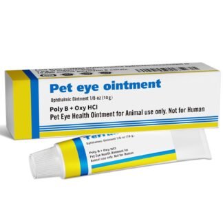 Pet Eye Health for Dogs, Cats, Cattle, Sheep, Horses, Birds and Puppies, Kitten - 1 Tube 0.35 oz /10g