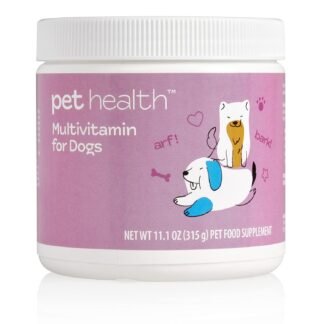 Pet Health Multivitamin for Dogs – Daily Vitamins & Minerals for Skin, Coat, Immune & Energy Support – Beef Flavor Powder – Adult Dogs, All Breeds – Approx. 90 Servings