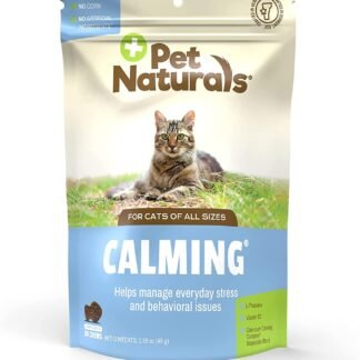 Pet Naturals Calming Chews for Cats, 30 Chews - Behavioral Support and Anxiety Relief for Travel, Boarding, Vet Visits and High Stress Situations
