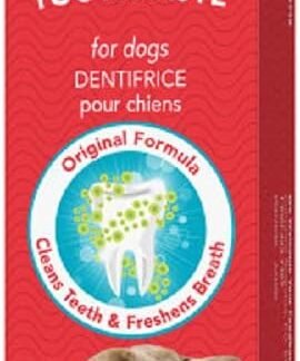 Petrodex Toothpaste for Dogs and Puppies, Cleans Teeth and Fights Bad Breath, Reduces Plaque and Tartar Formation, Enzymatic Toothpaste, Peanut Flavor, 2.5oz