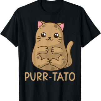 Purrtato Cat Potato Cat Lover Idaho Potatoes T-Shirt