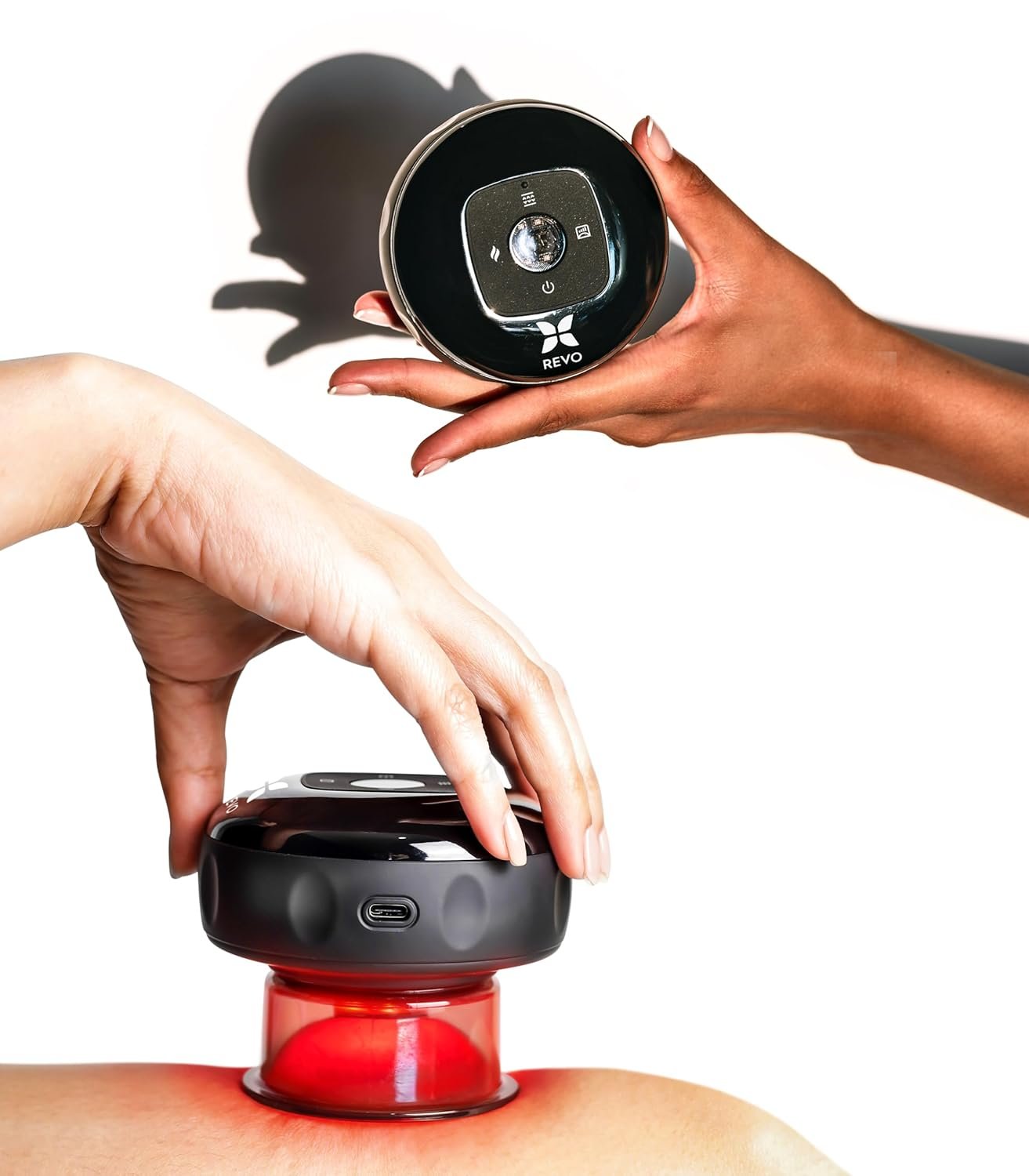 REVO The Original 4-in-1 Smart Cupping Therapy Massager Red Light Therapy for Targeted Pain Relief Knots Aches Muscle Soreness Circulation Tighter Skin Portable Electric - lunas-mystic-emporium.com REVO The Original 4-in-1 Smart Cupping Therapy Massager, Red Light Therapy for Targeted Pain Relief, Knots, Aches, Muscle Soreness, Circulation & Tighter Skin, Portable Electric...