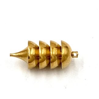 Solid Brass Metal Pendulum Spirit Divination Frequency Modulation Pendulums for Dowsing Men and Women (coppery)