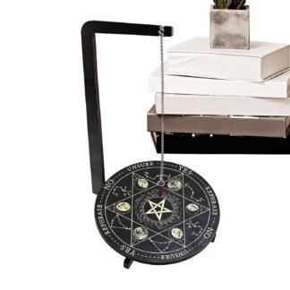 Stand, Question Board Yes No with , Handmade Vertical Stand for Metaphysical Tools Energy Work Spiritual Cleaning Tarot Reading Altar Setting