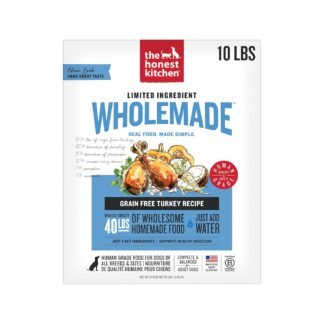 The Honest Kitchen Wholemade™ Limited Ingredient Turkey Dog Food, 10 lb Box