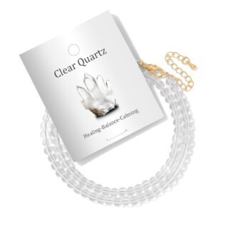 Turquoise Natural Stone Necklace for Women 4mm Handmade Crystal Choker Bead Necklace Gemstone Necklace Healing Crystal Jewelry for Women