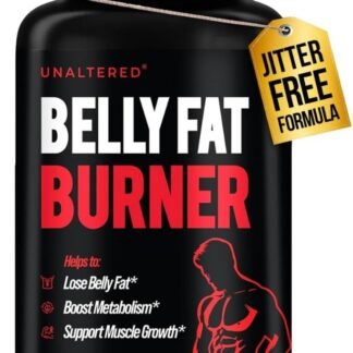UNALTERED Belly Fat Burner for Men - Natural Weight Loss Pills to Support Reduced Body Fat, Preservation of Lean Muscle Mass, and a Healthy Metabolism - CLA Dietary Supplement -...