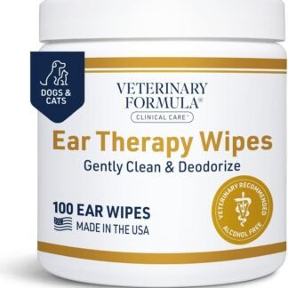 Veterinary Formula Clinical Care Ear Therapy Wipes 100ct Cat and Dog Ear Cleaner Help Relieve Itchy Ears Quickly Effectively Remove Dirt Debris and Foul Odor - lunas-mystic-emporium.com Veterinary Formula Clinical Care Ear Therapy Wipes, 100ct – Cat and Dog Ear Cleaner – Help Relieve Itchy Ears Quickly & Effectively Remove Dirt, Debris, and Foul Odor