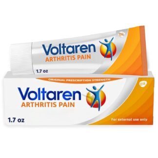 Voltaren Arthritis Pain Relief Gel, Diclofenac Sodium, 1% (NSAID), Clinically Proven Powerful Pain Reliever, No Prescription Needed, 1.7oz