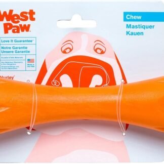 WEST PAW Zogoflex Hurley Dog Bone Chew Toy – Floatable Pet Toys for Aggressive Chewers, Catch, Fetch – Bright-Colored Bones for Dogs – Recyclable, Dishwasher-Safe, Non-Toxic,...