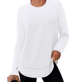 XIEERDUO Women's Workout Tops Long Sleeve Quick Dry UPF 50+ Sun Protection Shirts for Hiking Running S-3XL