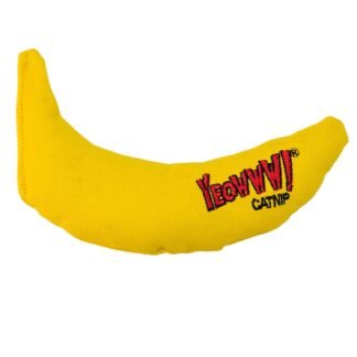 Yeowww! Catnip Toy, Yellow Banana