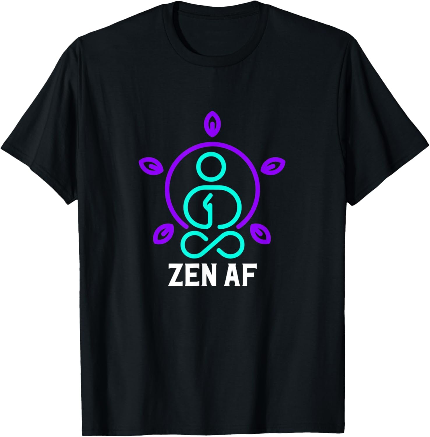 Zen AF Tee Cute Yoga Clothes Funny Gifts For Women T-Shirt - lunas-mystic-emporium.com Zen AF Tee Cute Yoga Clothes Funny Gifts For Women T-Shirt