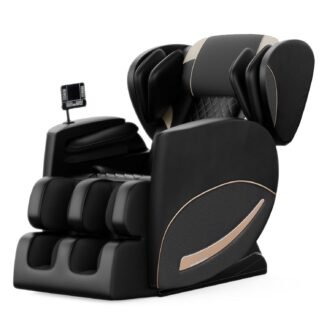 2026 Massage Chair for Full Body 4D Zero Gravity, with Body Scan & Heat Therapy, SL-Track Shiatsu Foot Rollers, Yoga Stretch, Heating Function, for Home Office Use,Black (Model 1)