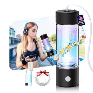 4.0 Upgrade Hydrogen Water Bottle & Hydrogen Absorption 【SGS Certification - 5000PPB】 Hydrogen Water Bottle 【NO.1-100% Odorless】 2025 SPE PEM Technique, Double Hydrogen Content