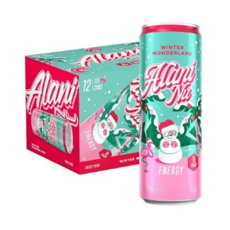 Alani Nu WINTER WONDERLAND, Sugar Free, Low Calorie Energy Drinks, 200mg Caffeine, Biotin, B Vitamins, Zero Sugar, 10 Calories, 12 Fl Oz Cans, 12 Pack