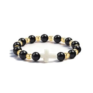 Alegend Titanium Steel (Not Rust, Resist Corruption, Easily Clean) 18K Gold Plated Single Bracelets + 14K Gold Plated Stackable Multilayer Bracelets