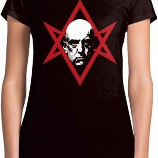 Aleister Crowley Unicursal Hexagram Pagan Womens T Shirt