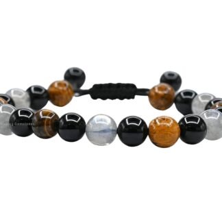 Amazing Gemstone Mood Bracelets for Kids Women Men Manifestation - Labradorite Mariyam Jasper Black Tourmaline Bracelet Set for Men Women Healing Calming Anxiety Stress Relief...