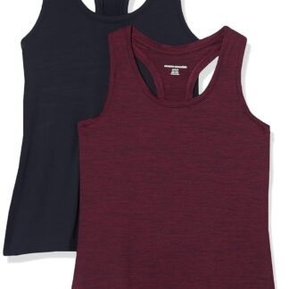Amazon Essentials womens Athletic Workout Racerback Tank Tops