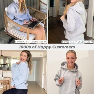 Aon's High Natural Cotton Blend Hoodies For Women: More Breathable & Appealing Modern Fit Sweatshirt Sweaters