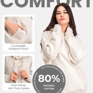 Aons High Natural Cotton Blend Hoodies For Women More Breathable Appealing Modern Fit Sweatshirt Sweaters - lunas-mystic-emporium.com Aon's High Natural Cotton Blend Hoodies For Women: More Breathable & Appealing Modern Fit Sweatshirt Sweaters