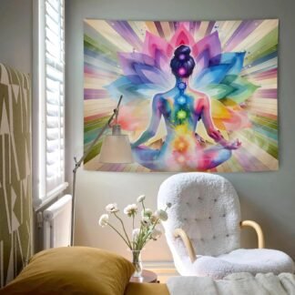 AQYIP Seven Chakra Yoga Meditation Tapestry Wall Hanging Colorful Mandala Indian Hippie Chakra Tapestry Decorative Wall Blanket Decor for Meditation Yoga Zen Room Bedroom - lunas-mystic-emporium.com AQYIP Seven Chakra Yoga Meditation Tapestry Wall Hanging, Colorful Mandala Indian Hippie Chakra Tapestry Decorative Wall Blanket Decor for Meditation Yoga Zen Room Bedroom,...