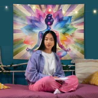 AQYIP Seven Chakra Yoga Meditation Tapestry Wall Hanging Colorful Mandala Indian Hippie Chakra Tapestry Decorative Wall Blanket Decor for Meditation Yoga Zen Room Bedroom - lunas-mystic-emporium.com AQYIP Seven Chakra Yoga Meditation Tapestry Wall Hanging, Colorful Mandala Indian Hippie Chakra Tapestry Decorative Wall Blanket Decor for Meditation Yoga Zen Room Bedroom,...