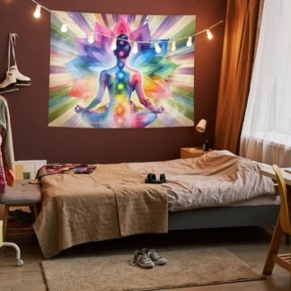 AQYIP Seven Chakra Yoga Meditation Tapestry Wall Hanging Colorful Mandala Indian Hippie Chakra Tapestry Decorative Wall Blanket Decor for Meditation Yoga Zen Room Bedroom - lunas-mystic-emporium.com AQYIP Seven Chakra Yoga Meditation Tapestry Wall Hanging, Colorful Mandala Indian Hippie Chakra Tapestry Decorative Wall Blanket Decor for Meditation Yoga Zen Room Bedroom,...