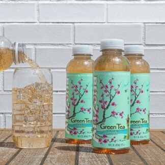 Arizona Green Tea with Ginseng and Honey - 16 Fl Oz (Pack of 12)