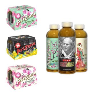 Arizona Green Tea with Ginseng and Honey - 16 Fl Oz (Pack of 12)