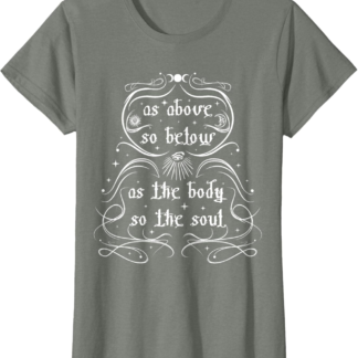 As Above So Below - Wiccan Pagan Moon Sun Eye Women Men T-Shirt - lunas-mystic-emporium.com As Above So Below - Wiccan Pagan Moon Sun Eye Women Men T-Shirt