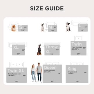 Bedsure Waterproof Blanket for Bed - Sherpa Fleece Waterproof Dog Blankets for Large Dogs, Pet Blankets for Bed/Couch/Dog Crate, Soft Plush Reversible Furniture Protector, Queen...