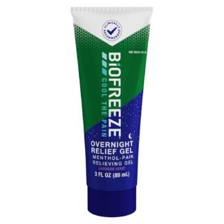 Biofreeze Overnight Gel Pain Relief, Knee & Lower Back Pain Relief, Arthritis Pain Reliever, Neck Pain Relief, Cooling Joint Pain Relief, FSA/HSA Eligible, Lavender Scented...