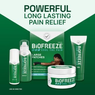 Biofreeze Roll On Pain Relief, Knee & Lower Back Relief, Arthritis Pain Reliever, Sore Muscle Relief, Neck Pain Relief, Cooling Joint Pain, FSA Eligible, Menthol Gel 2.5 Fl Oz